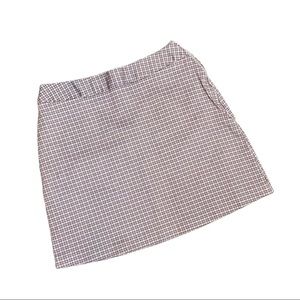 Vintage Y2K Express Purple Plaid Mini Skirt